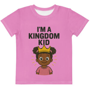 I’m A Kingdom Kid Pink Kid’s Crew Neck T-shirt