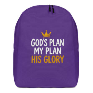 Purple God's Plan Backpack