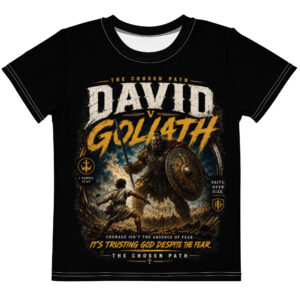 Black David vs Goliath Kids T-shirt